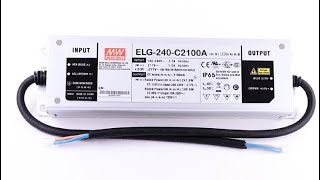 Mean Well ELG-240-C2100A Proudový zdroj pro LED 24