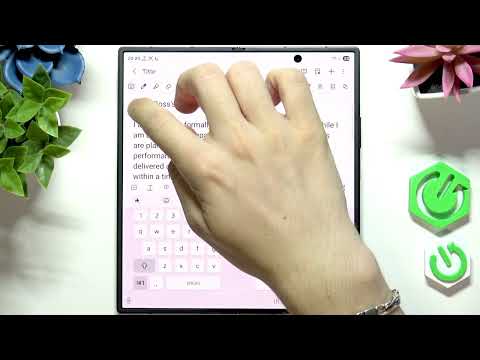 SAMSUNG Galaxy Z Fold 7 – How to Use AI Writing Assist