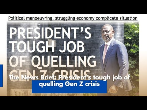 The News Brief: President’s tough job of quelling Gen Z crisis