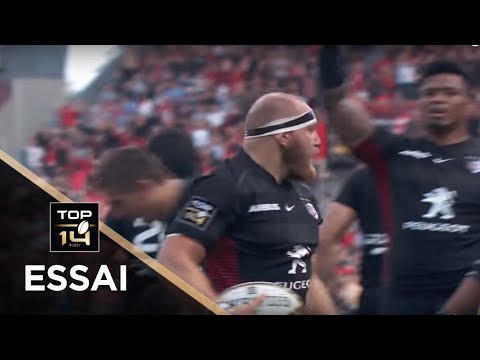 TOP 14 - Essai Leonardo GHIRALDINI (ST) - Toulouse - Castres - Barrage - Saison 2017/2018