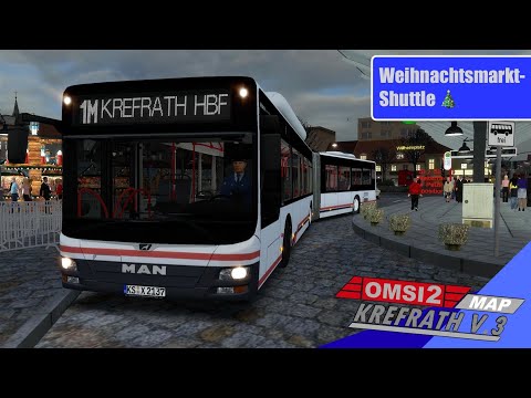 🎄Christmas market shuttle in Krefrath! | MAN from Sobol🚍| Omsi 2 #07