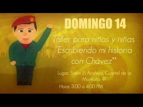 Niños venezolanos apreden a leer y escribir…sobre Hugo Chávez - 15post