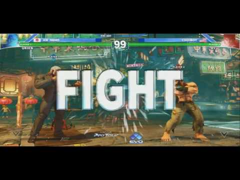 Evo 2017 - Street Fighter V Round 2 Pools: Nemo vs Choiboy