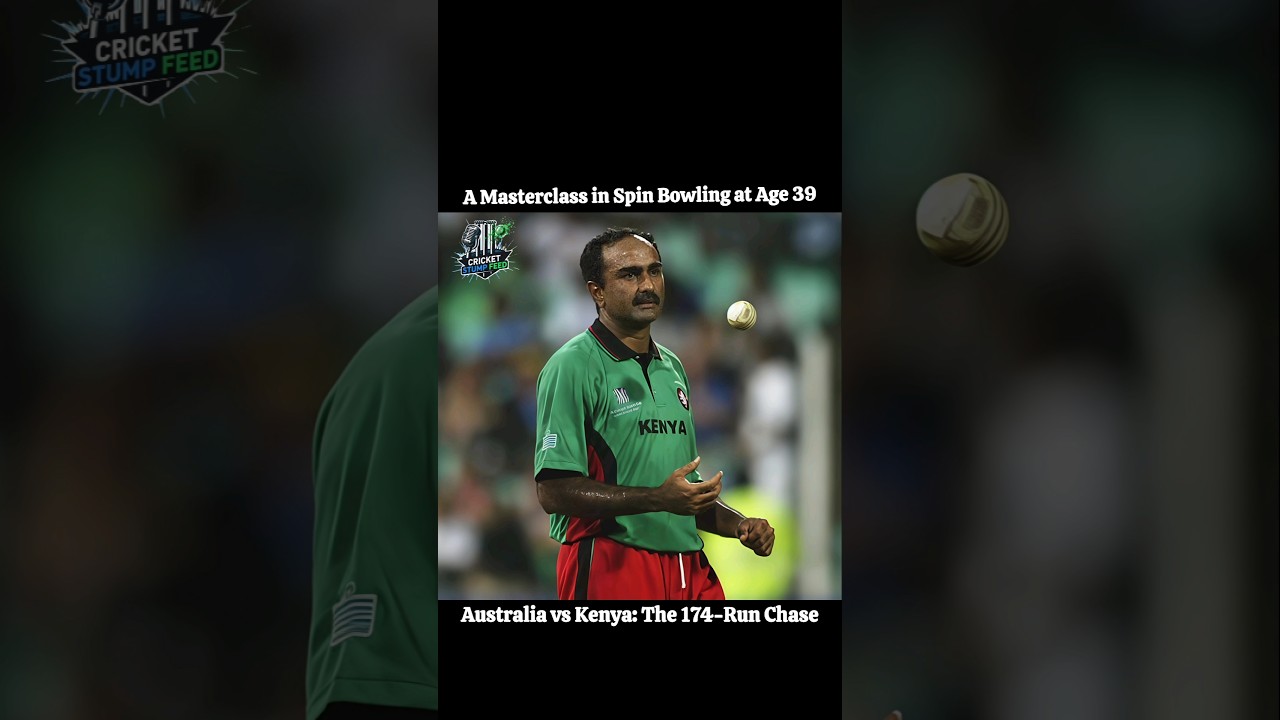 Aasif Karim's Magical 3 Wickets for 7 Runs vs Australia | CWC 2003 Highlights