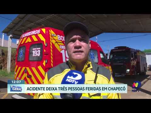 Trânsito parado na SC-283 após acidente com caminhão em Chapecó