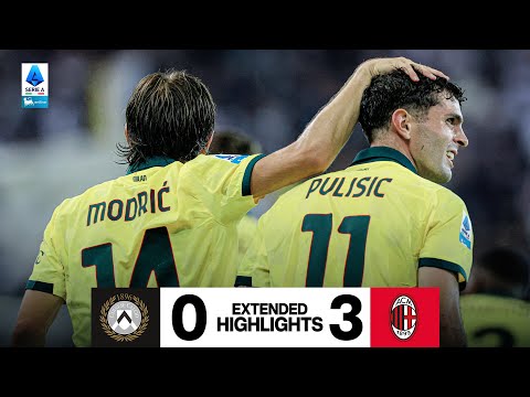 Show rossonero a Udine: Pulisic e Fofana a segno | Udinese 0-3 Milan | Extended Highlights 2025/26