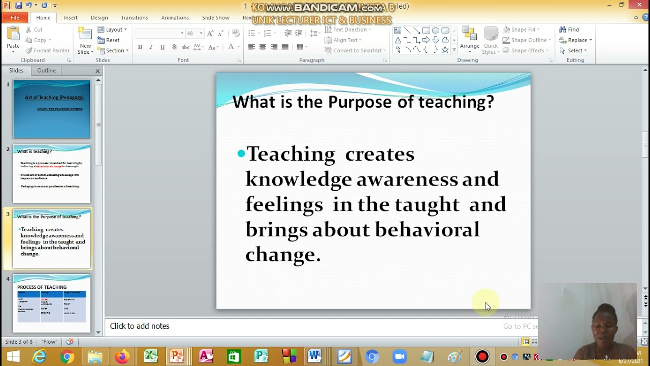 INTRODUCTION TO COMPUTER TEACHING METHODS