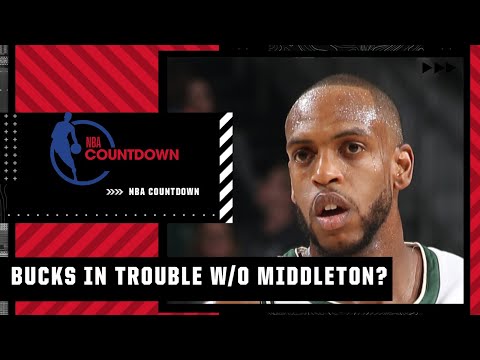 Stephen A. has 0 DOUBT the Bucks will still beat the Bulls without Khris Middleton | NBA Countdown