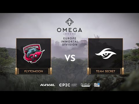 FlyToMoon vs Team Secret, OMEGA League: Europe, bo3, game 1 [Eiritel & Smile]