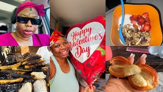 MY HUSBAND SUPRISED ME ON VALENTINES DAY| ASH WEDNESDAY|WHAT I EAT IN A DAY| PARFAIT RECIPE.