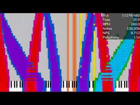 [Black MIDI] In the hall of the mountain king (pakiucs 151's Version) - 4 Million
