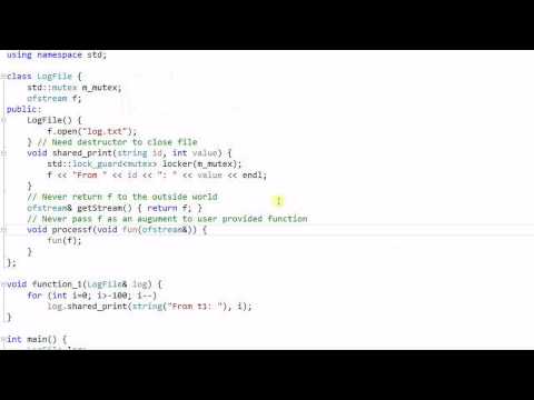 C++ Threading #3:  Data Race and Mutex