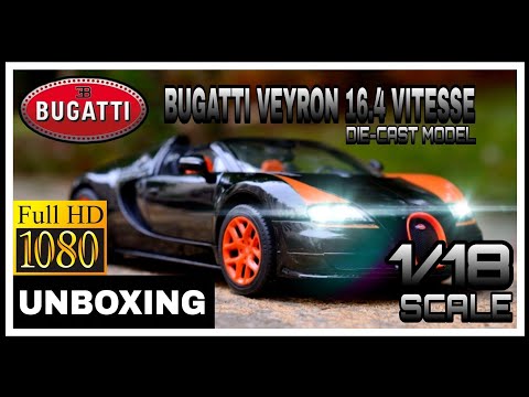 1/18 Scale Diecast Model Bugatti Veyron 16.4 Super Sport By Rastar Models [UNBOXING] | Jamilmariam X