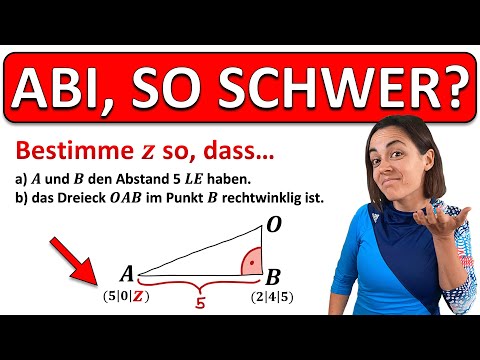 🚀🚀🚀 SCHAFFST DU diese KNIFFLIGE AUFGABE aus dem Abitur? | Matheabitur Vektorrechnung