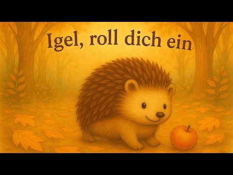 Igel, roll dich ein 🧡 | Ein zauberhaftes Herbstlied für Kinder | Kinderlied
