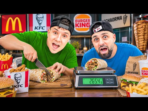 Fast Food VS Cantar 😱 **Cele Mai Grele Produse** 😳