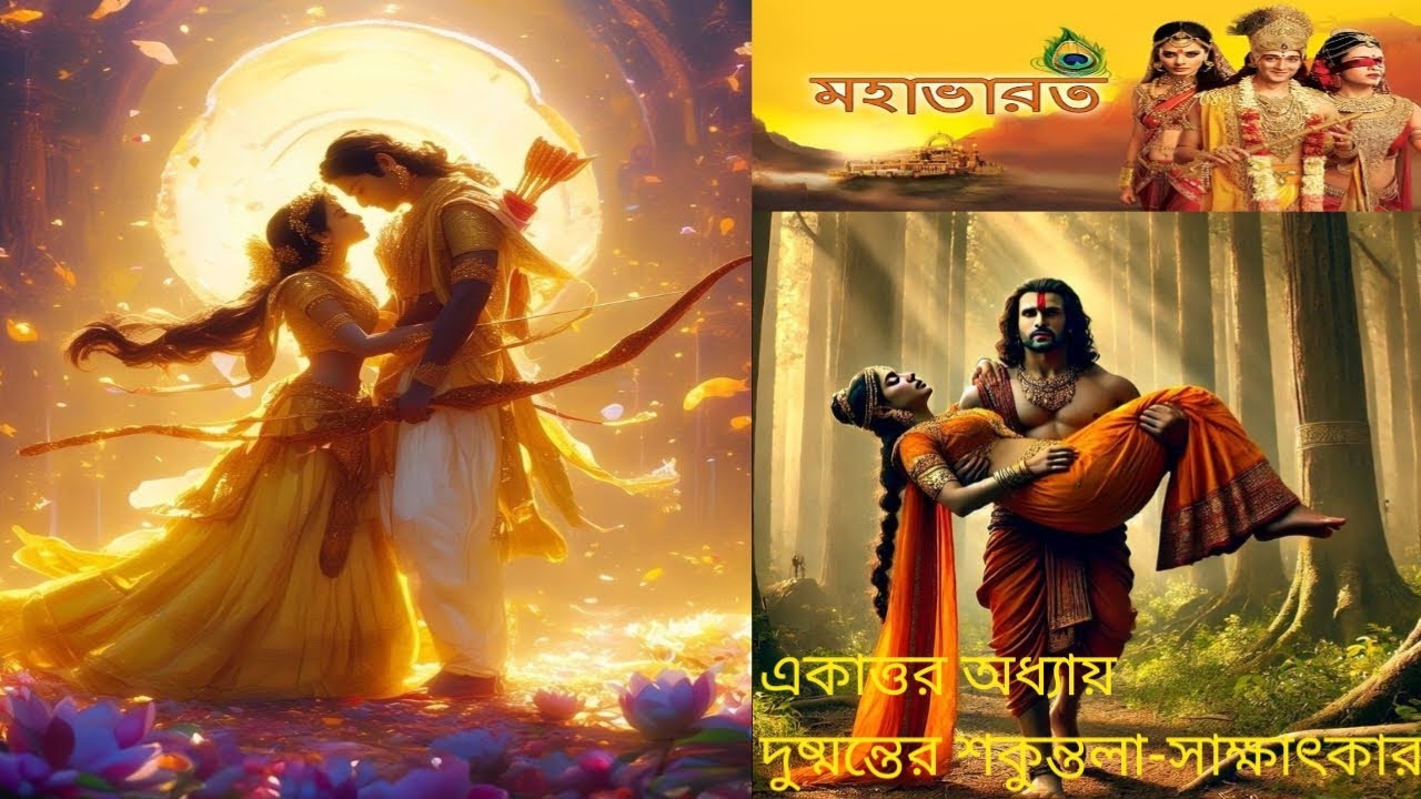 Mahabharat | মহাভারতের একাত্তর অধ্যায় | দুষ্মন্তের শকুন্তলা-সাক্ষাৎকার |