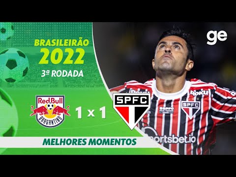 Vídeo / Red Bull Bragantino 1 x 1 São Paulo - Brasileirão 2022!