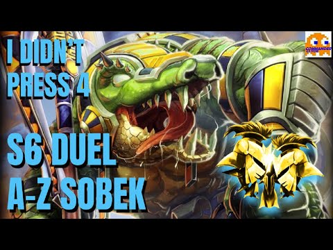 SMITE Season 6 Duel A-Z: SOBEK | WHEN YOU FORGET TO USE ABILITIES