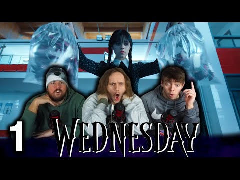 SHE IS CRAZY!! | Wednesday Episode 1 "Wednesday's Child is Full of Woe" First Group Reaction!