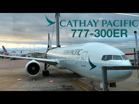 YouTube thumbnail for Cathay Pacific Boeing 777-300