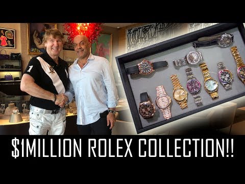 YOSSI DINA'S MILLION DOLLAR ROLEX COLLECTION!