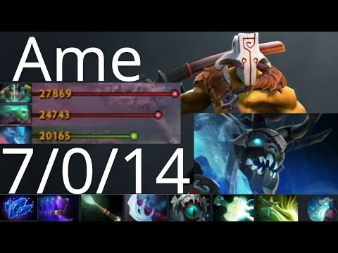 萧瑟 Ame Juggernaut vs Mars, Razor, Leshrac - PSG.LGD vs Elephant g2 i-League dota2