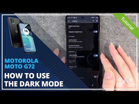 Motorola moto g72 - How to enable Dark Mode • 📱 • ⚫️ • 😎 • Tutorial