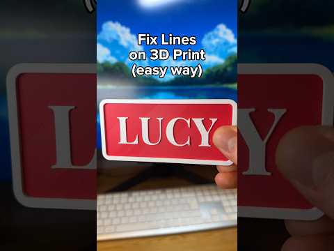 Remove lines from the top of your 3D print, with 2 slicer settings