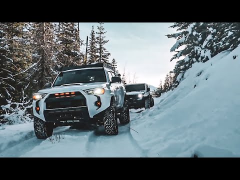 Winter Camping with the BEST Mountain Views!