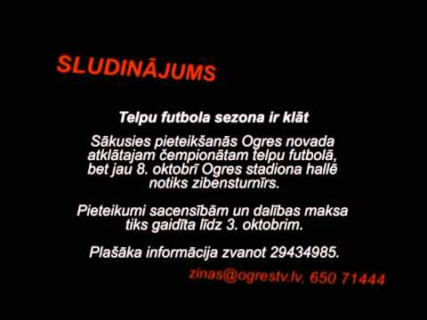 08 09 2011 SLUDINAJUMS FUTBOLS OGRE