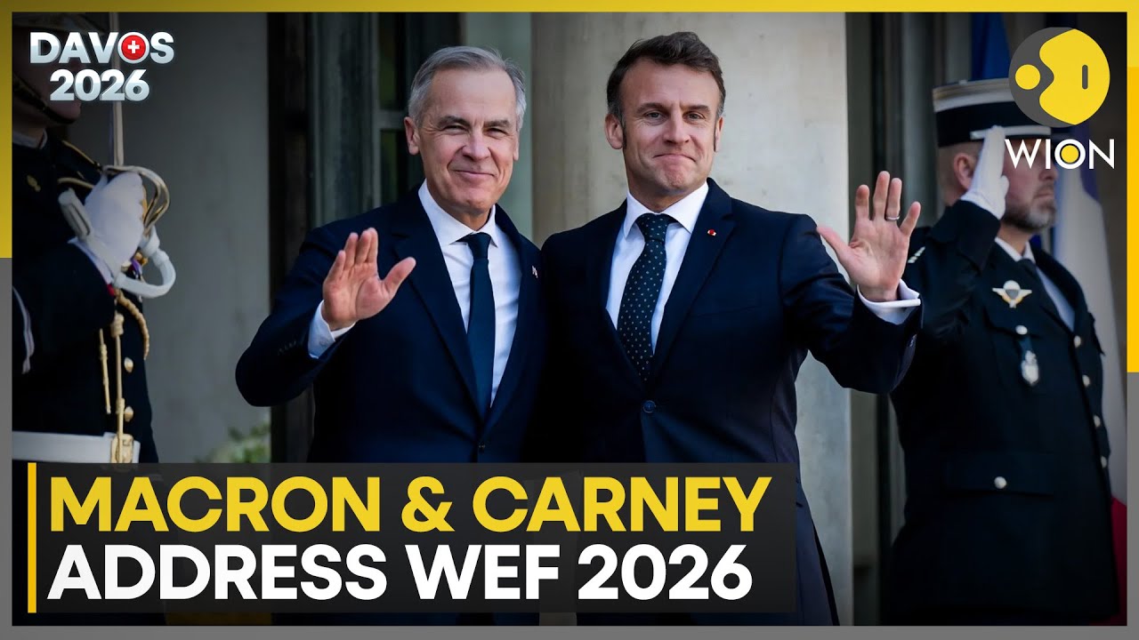 WEF 2026: French President Macron and Carney to Address Global Leaders | WION