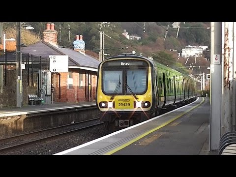 IE 29000 Class DMU Train Number 29429 - Killiney Station, Dublin