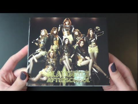 Unboxing After School 1st Japanese Studio Album Playgirlz [CD+DVD Edition]