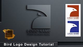 Bird Logo Design Tutorial | How to Design A Bird Logo | #Logo