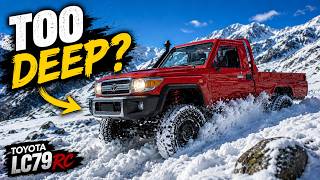 Can the Budget MNRC MN82 RTR 4WD Handle a Snow Adventure? Winter RC Crawler Test! ❄️🚙