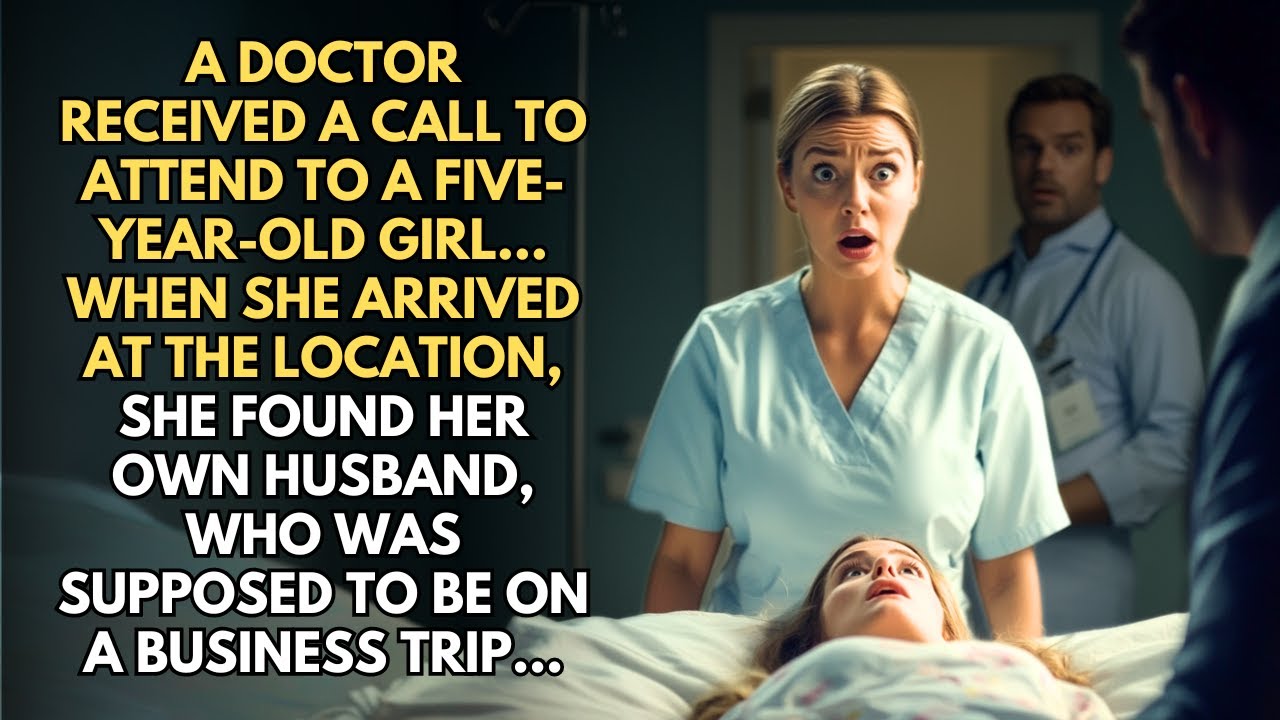 A DOCTOR RECEIVED A CALL TO ATTEND TO A FIVE-YEAR-OLD GIRL... WHEN SHE ARRIVED AT THE LOCATION...