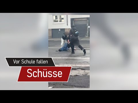 Vor Schule fallen Schüsse