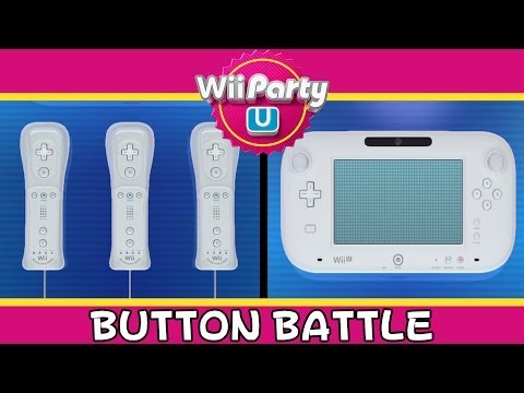 Wii Party U - Button Battle - Party Mode