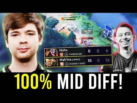 "MALR1NE LVL 30 MONKEY KING 100% MID DIFFING NISHA!"