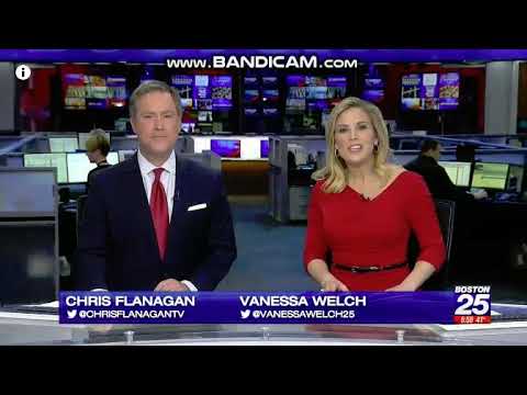 WFXT Boston 25 News at 6pm weather alert open April 9, 2019