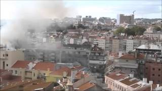 preview picture of video 'Incêndio na Almirante Reis - 14h (19-11-12)'