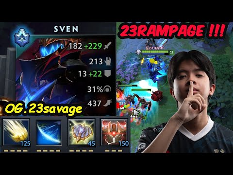 OG.23savage SVEN RAMPAGE – Unstoppable Carry Power! 💀💀7.38b