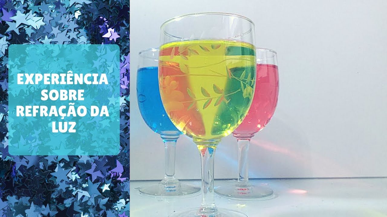Feira de Ciências - Experiência - Mistura de cores com refração da luz (Experimento de Física)