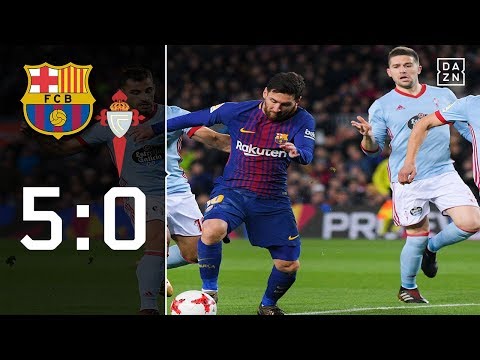 Lionel Messi dreht bei Barca-Sieg auf: Barcelona - Celta Vigo 5:0 | Highlights | Copa del Rey | DAZN