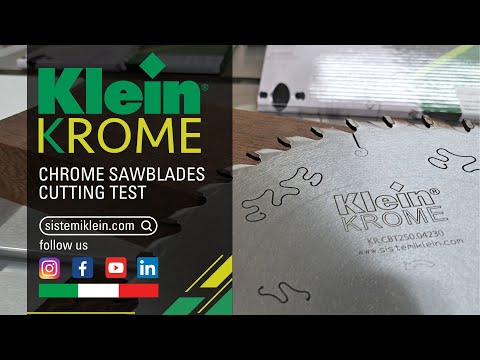 Пила дисковая для резки двухслойных панелей SISTEMI KLEIN KR FCT с хромированным покрытием - фото 1 - id-p3053546232