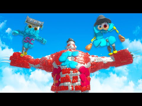 We Get Smashed by the Ctop Colossal Titan in Animal Revolt Battle Simulator Multiplayer!