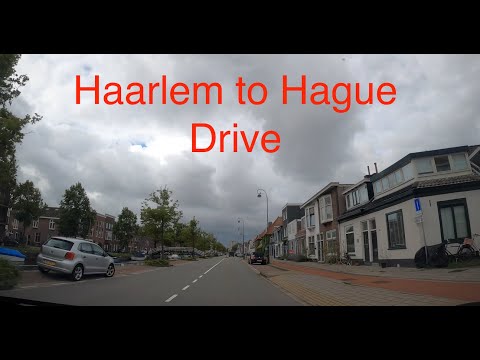 Haarlem to The Hague - Driving in the Netherlands (4K)
