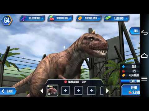 Jurassic world the game - Rajasaurus level 40