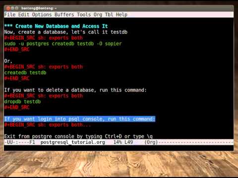 Python Tutorial Postgresql Database Part 1